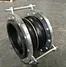 DN100 NBR Double Spheres Floating Flanged Rubber Expansion Joint Connector